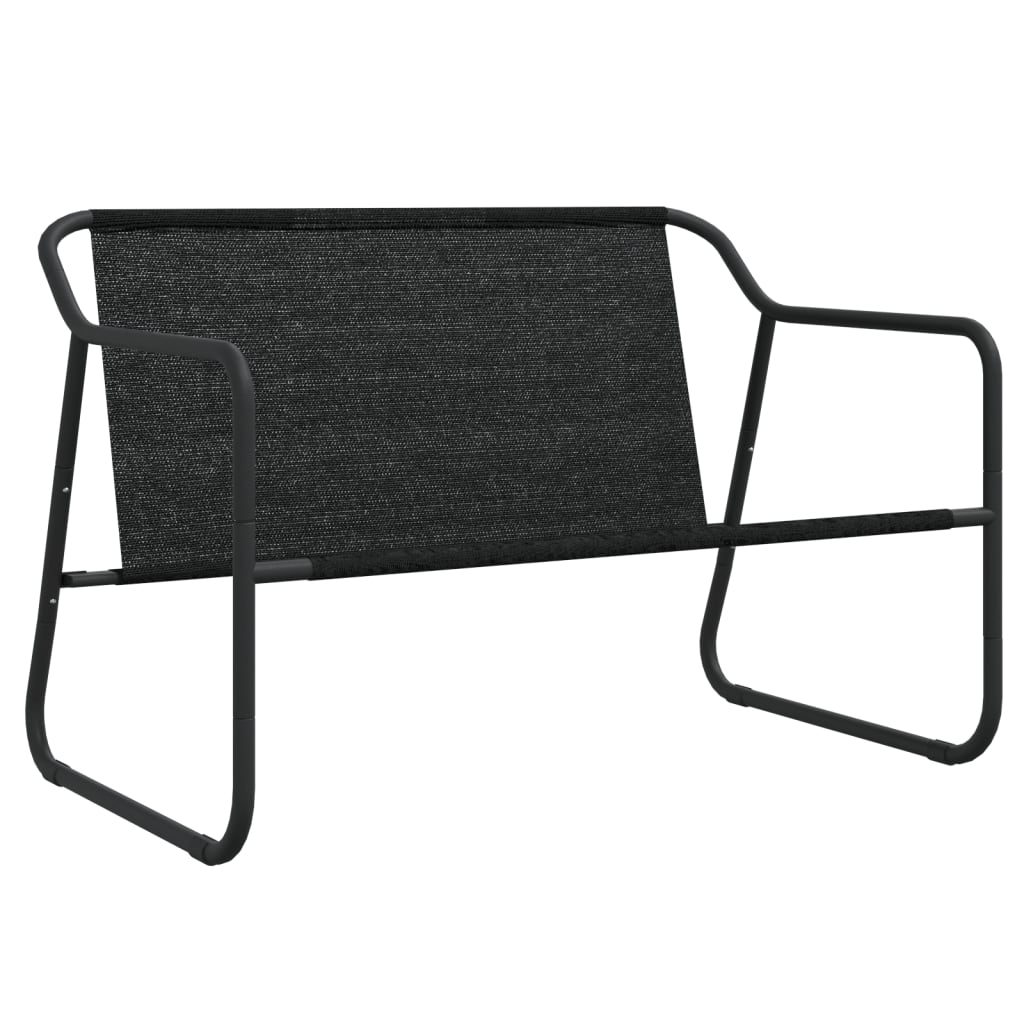 Salon de jardin avec coussins 4 pcs anthracite acier