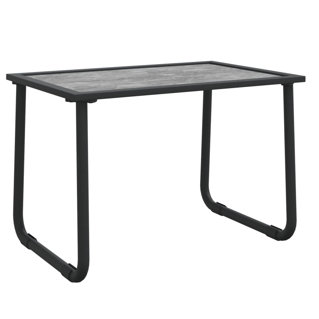 Salon de jardin avec coussins 4 pcs anthracite acier