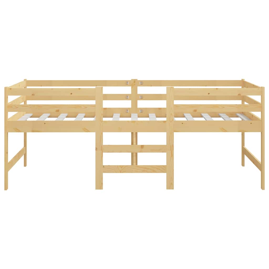 Cadre de lit sans matelas 90x200 cm bois de pin massif - XIOS