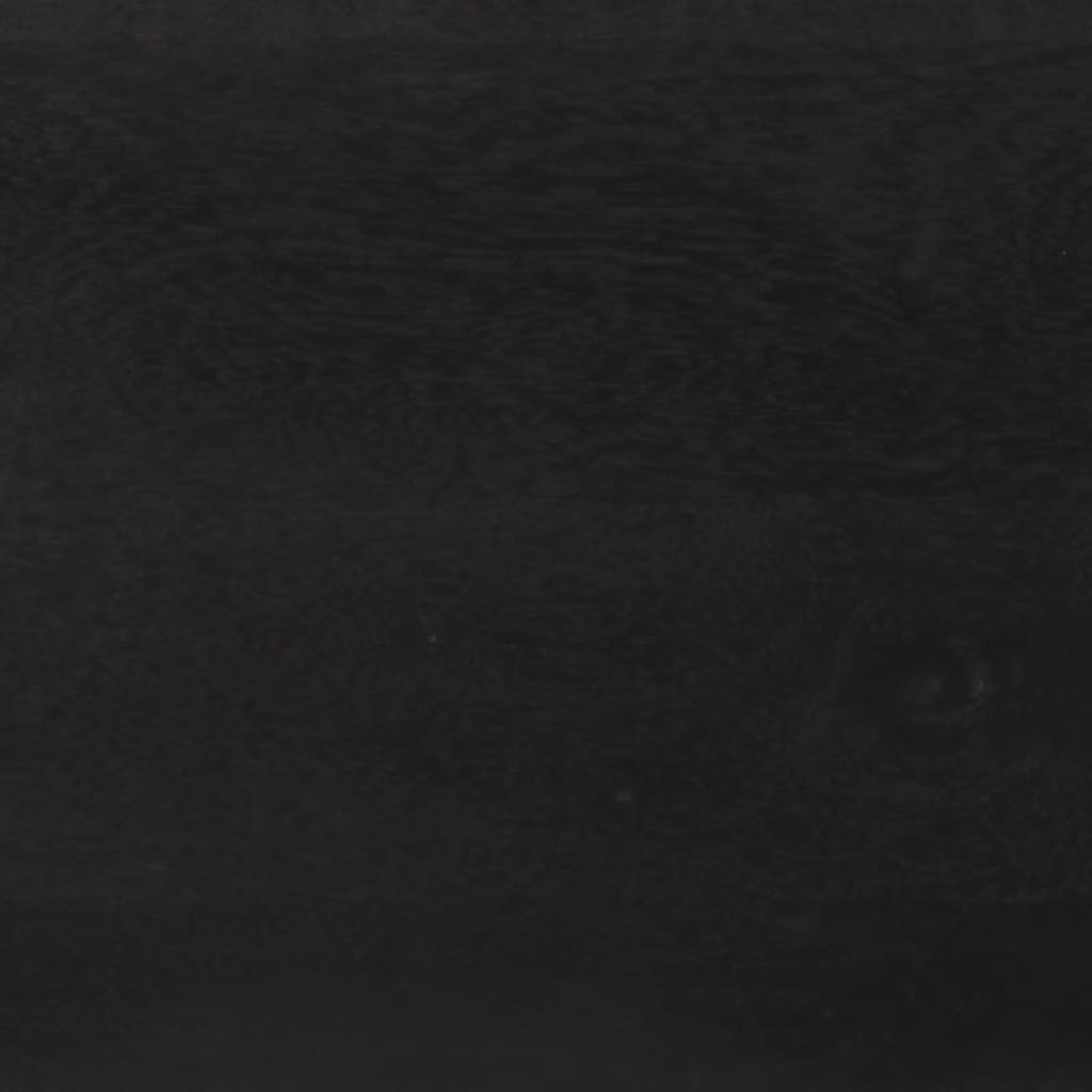 Buffet noir et doré 110x30x75 cm bois massif de manguier - XIOS