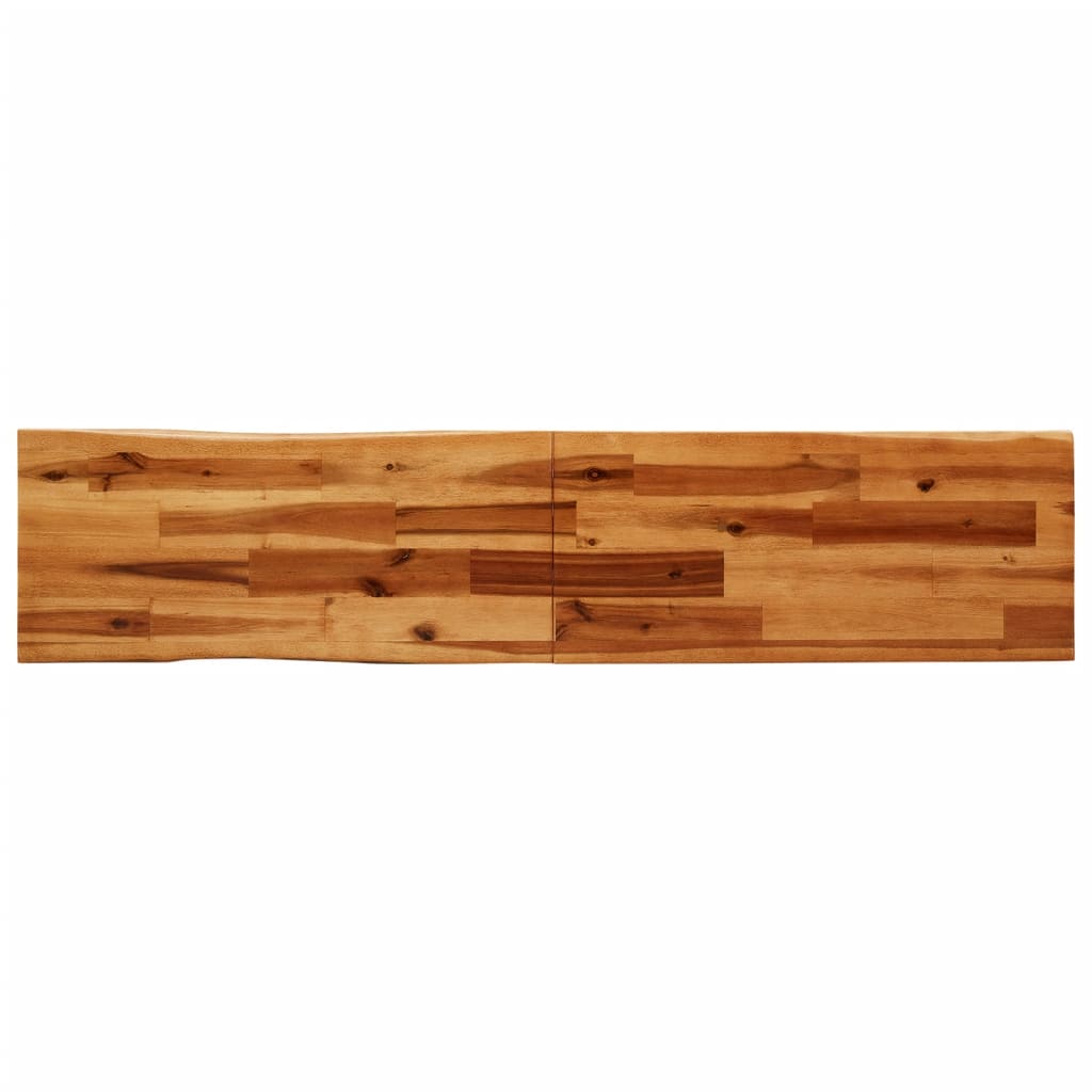 Ensemble à manger 3 pcs avec bord vivant bois massif d'acacia - XIOS