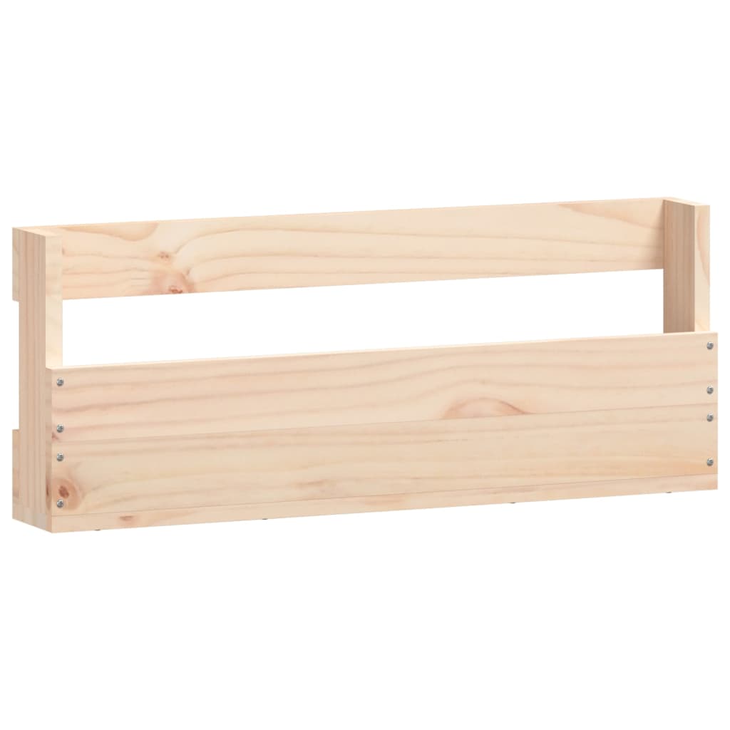 Étagères à chaussures murales 2 pcs 59x9x23 cm Pin massif - XIOS