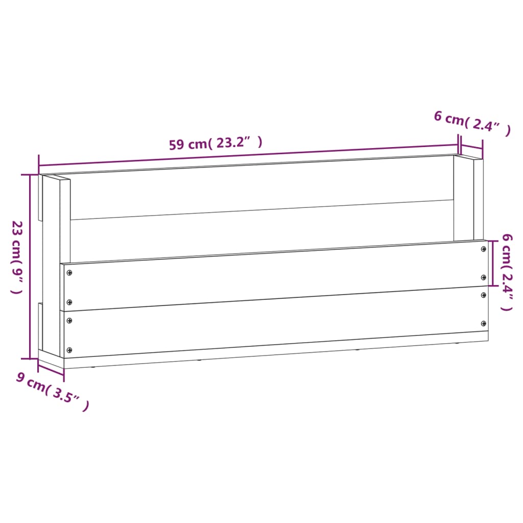 Étagères à chaussures murales 2 pcs 59x9x23 cm Pin massif - XIOS