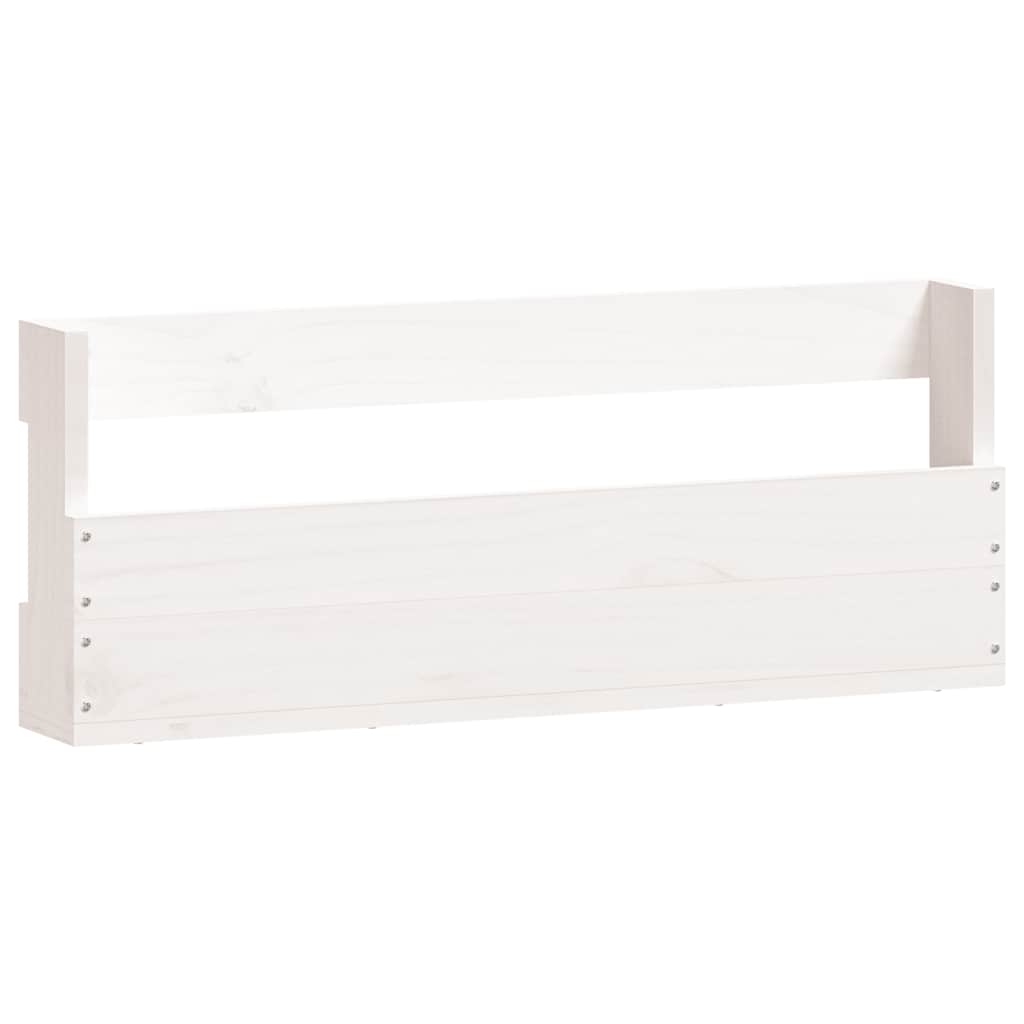 Étagères à chaussures murales 2 pcs Blanc 59x9x23 cm Pin massif - XIOS