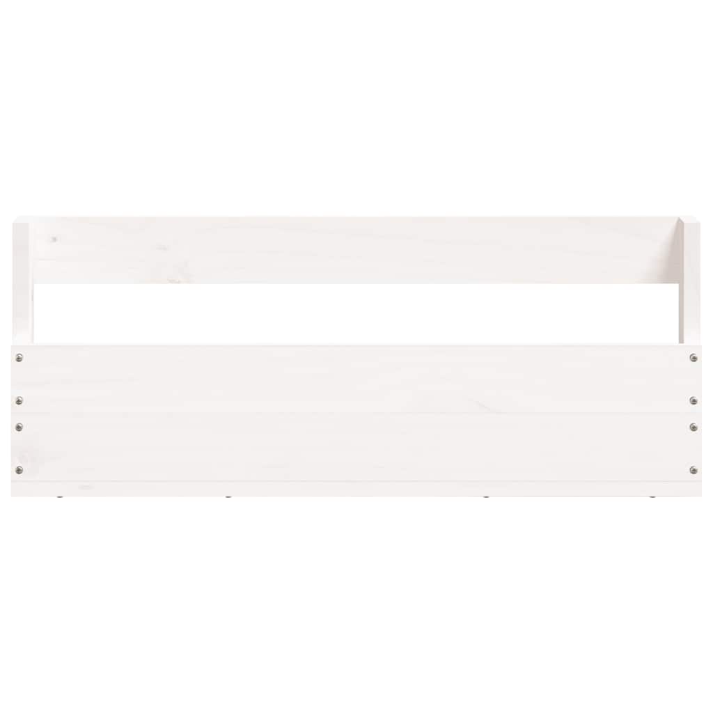 Étagères à chaussures murales 2 pcs Blanc 59x9x23 cm Pin massif - XIOS
