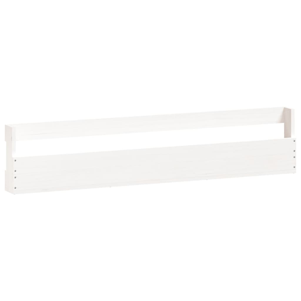 Étagères à chaussures murales 2 pcs Blanc 110x9x23cm Pin massif - XIOS