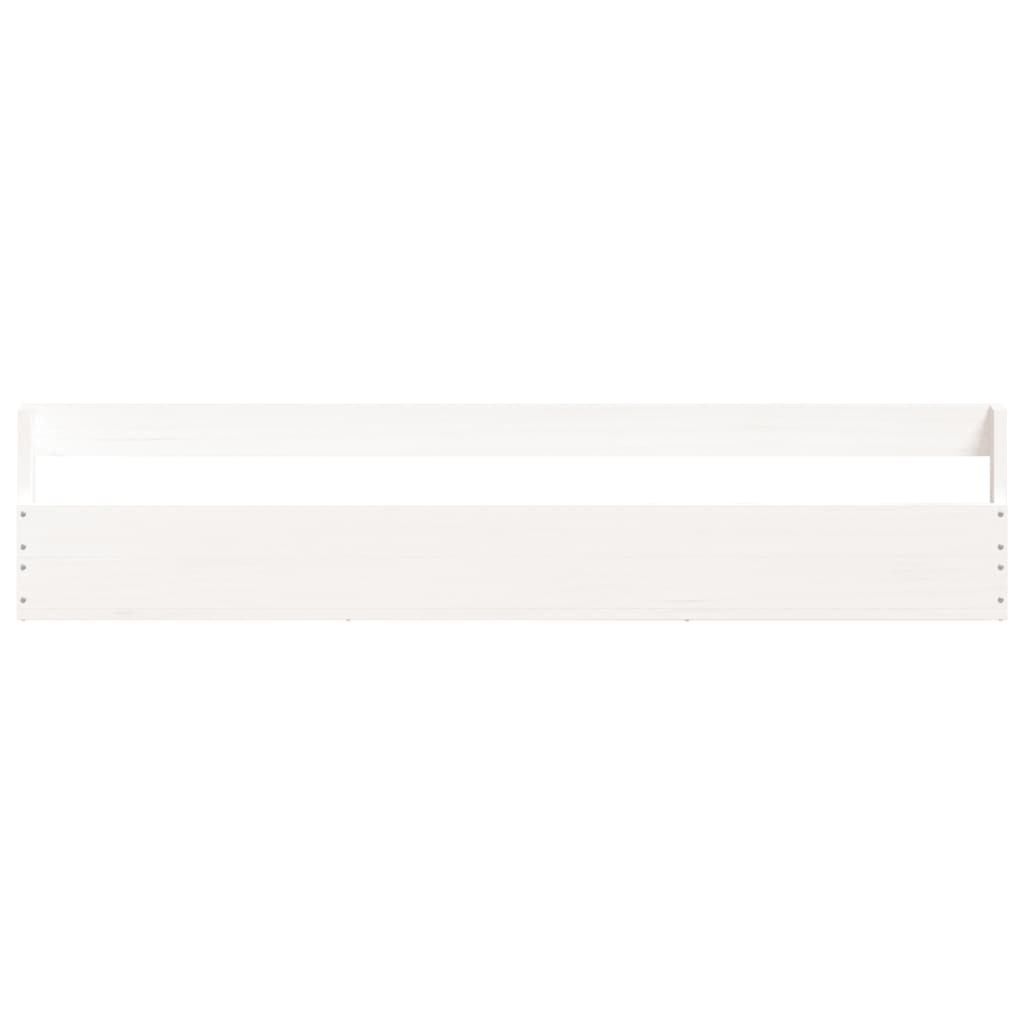 Étagères à chaussures murales 2 pcs Blanc 110x9x23cm Pin massif - XIOS