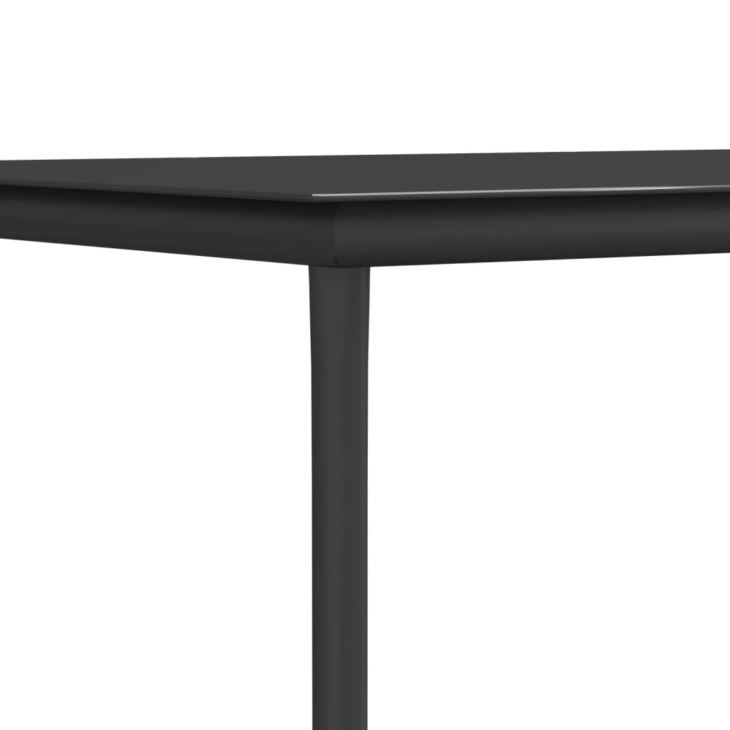 Ensemble à manger de jardin 5 pcs coussins résine tressée acier