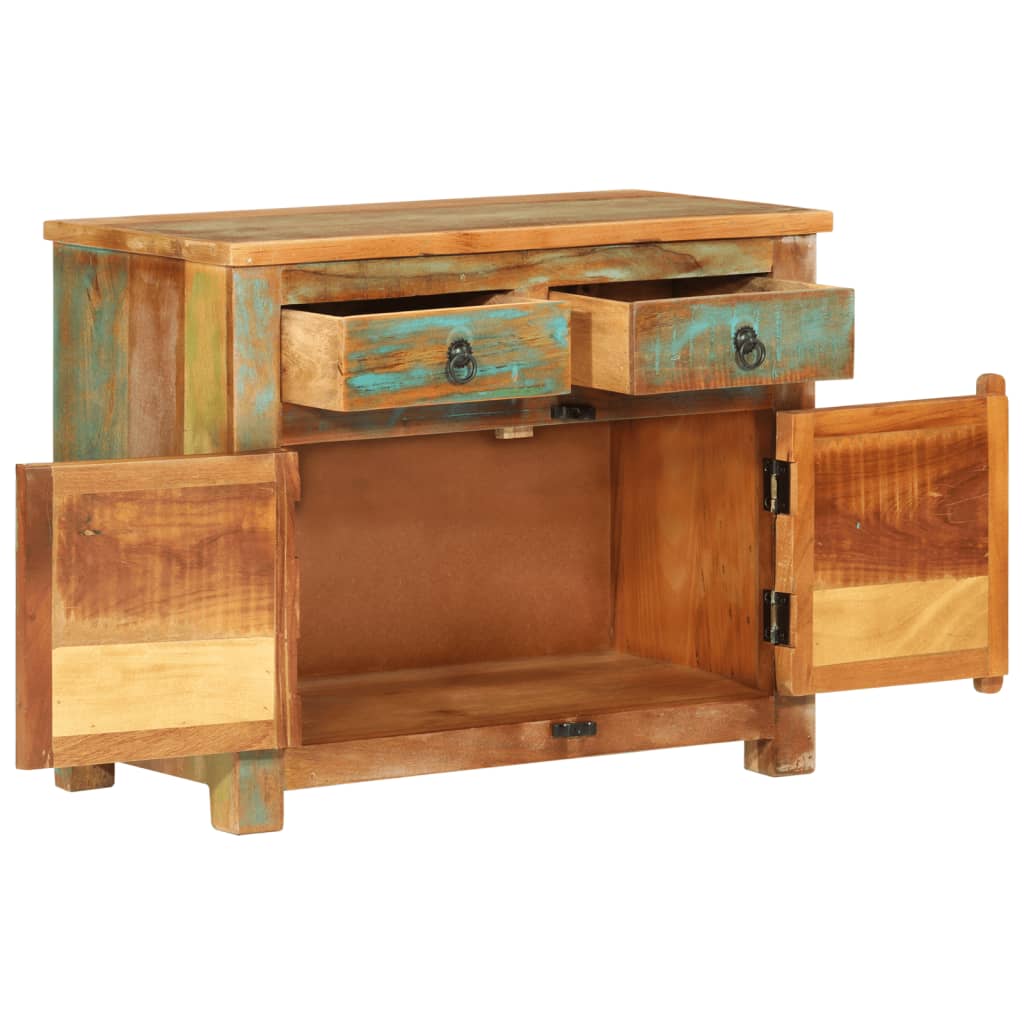 Buffet 68x35x55 cm bois massif de récupération - XIOS