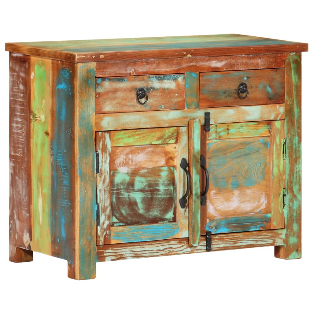 Buffet 68x35x55 cm bois massif de récupération - XIOS