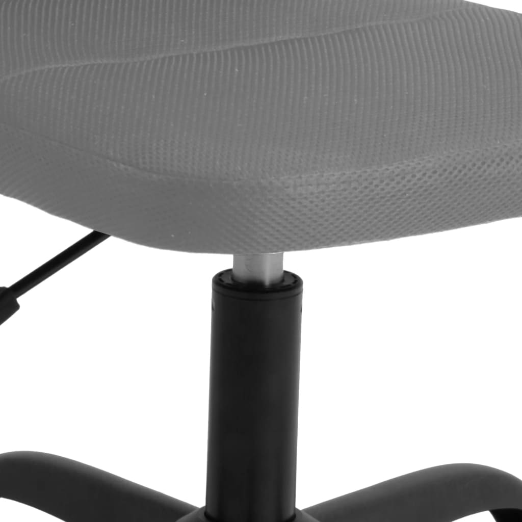 Chaise de bureau réglable en hauteur gris tissu en maille - XIOS