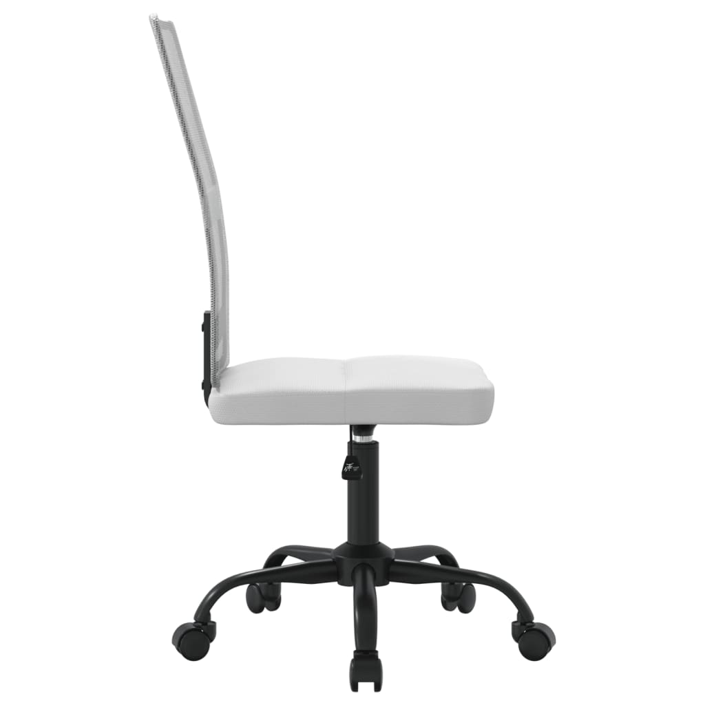 Chaise de bureau réglable en hauteur blanc tissu en maille - XIOS