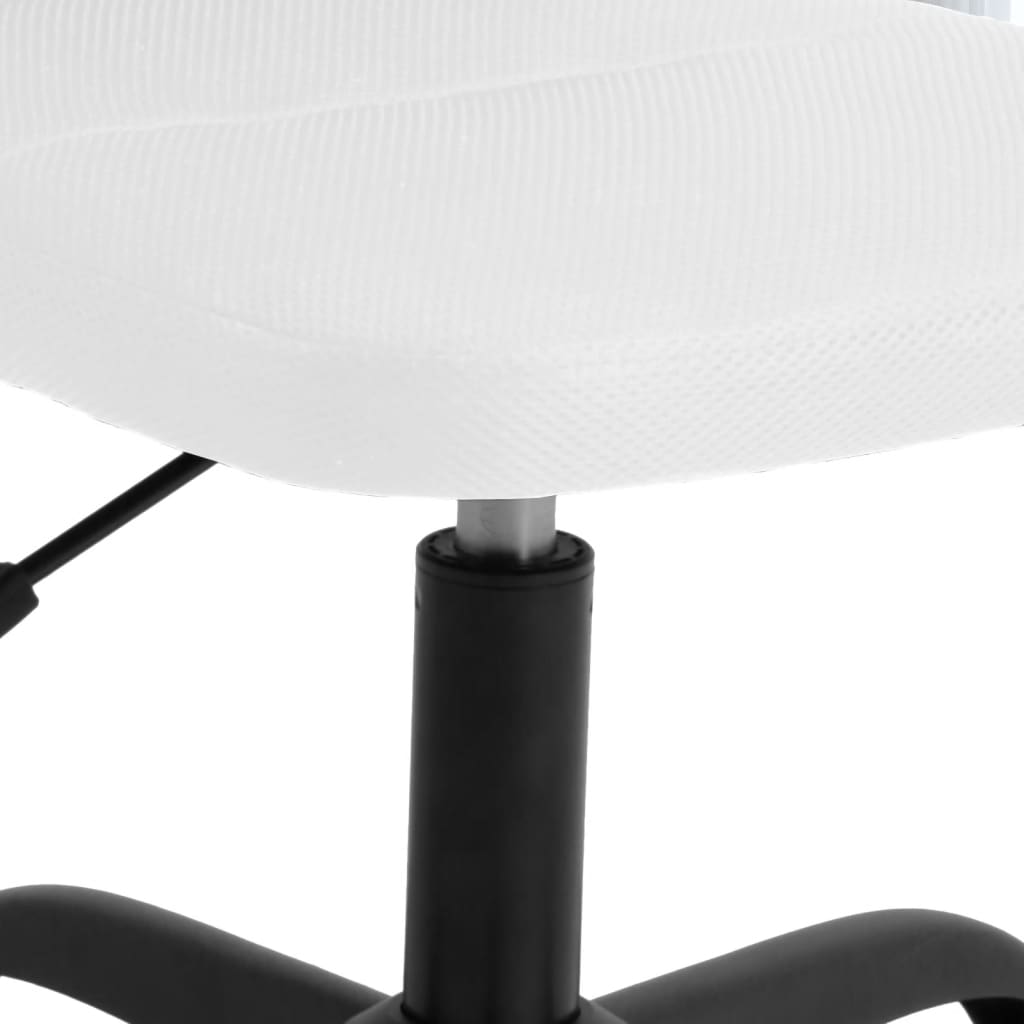 Chaise de bureau réglable en hauteur blanc tissu en maille - XIOS