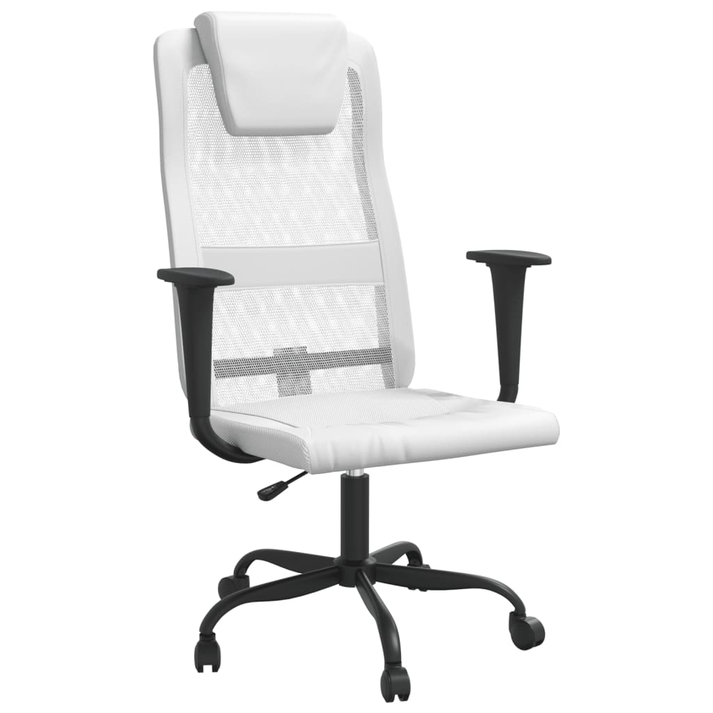 Chaise de bureau réglable en hauteur blanc - XIOS