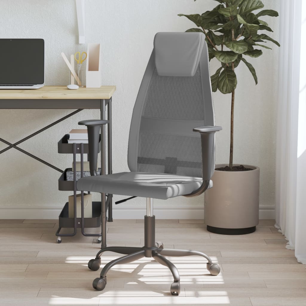 Chaise de bureau réglable en hauteur gris - XIOS