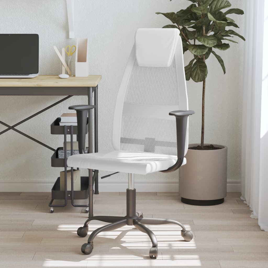 Chaise de bureau réglable en hauteur blanc - XIOS