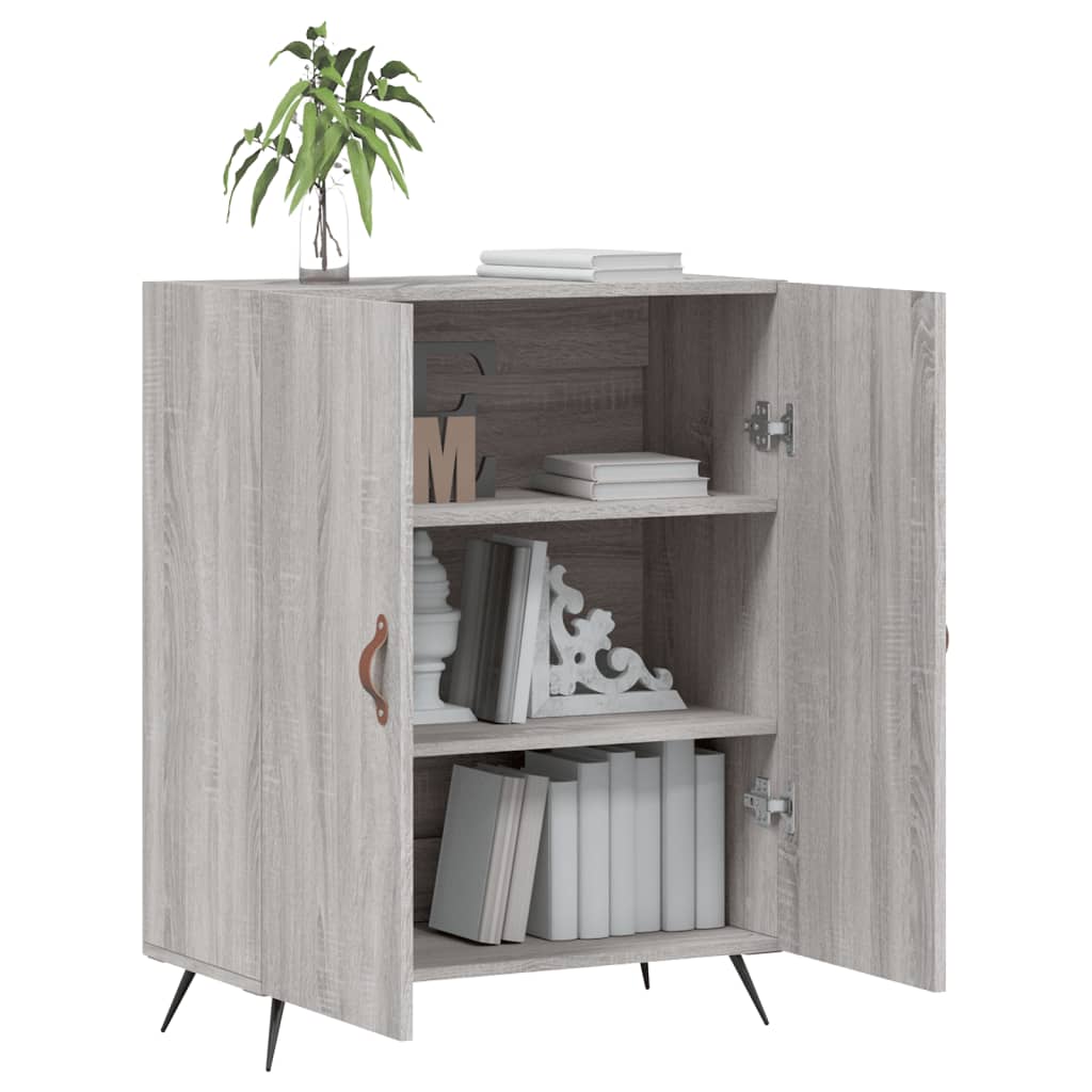 Buffet sonoma gris 69,5x34x90 cm bois d'ingénierie - XIOS