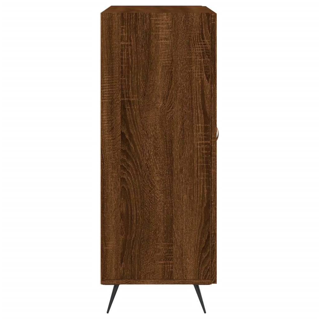 Buffet chêne marron 69,5x34x90 cm bois d'ingénierie - XIOS