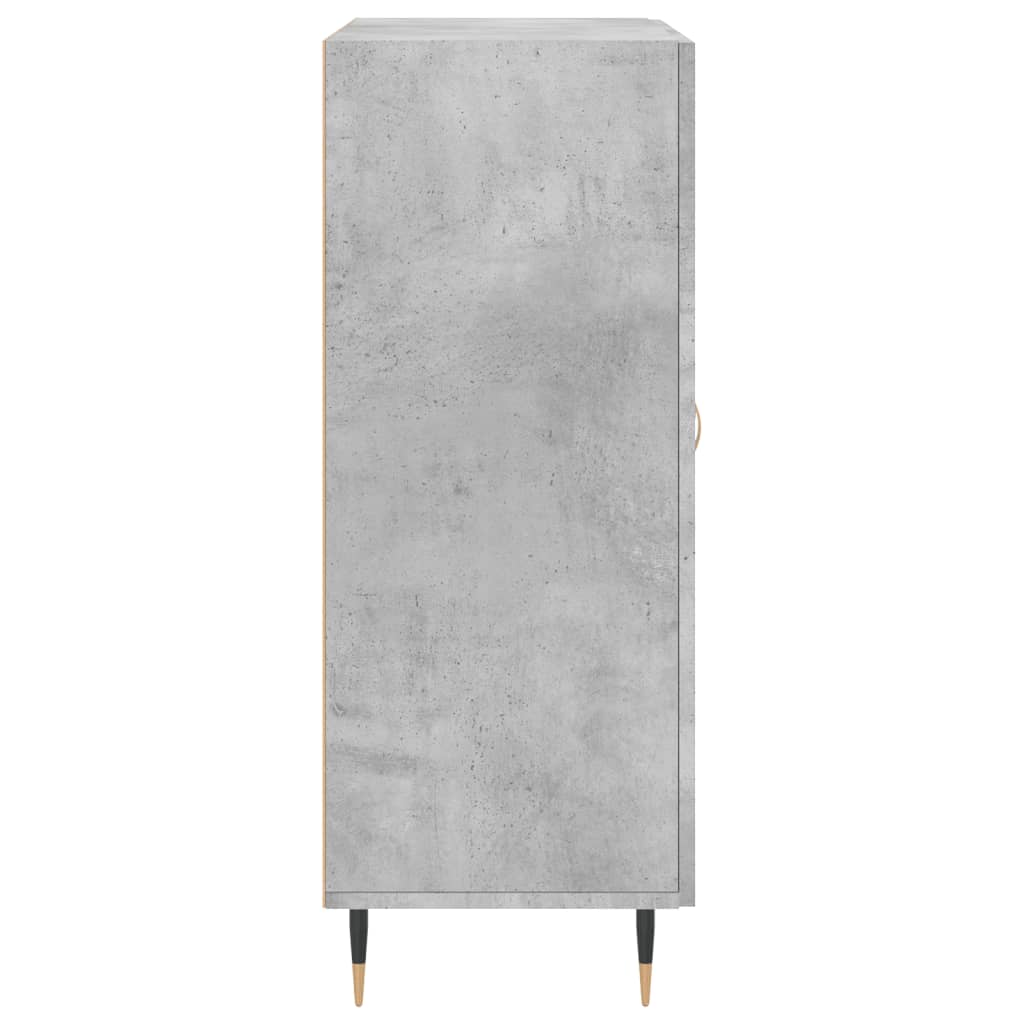 Buffet gris béton 69,5x34x90 cm bois d'ingénierie - XIOS