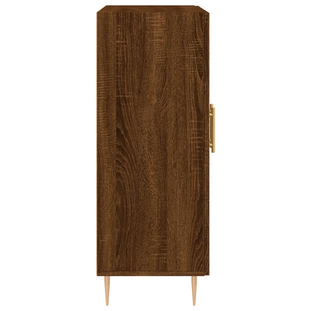 Buffet chêne marron 69,5x34x90 cm bois d'ingénierie - XIOS
