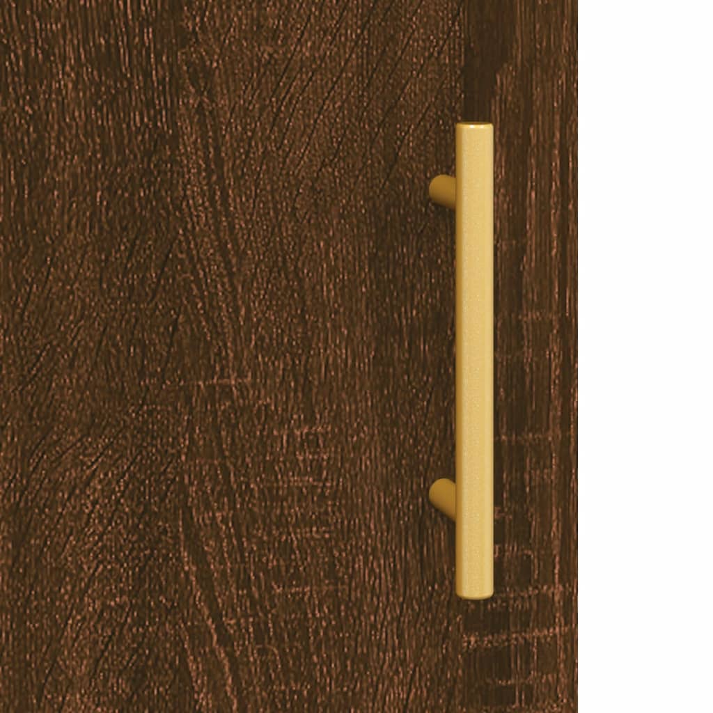 Buffet chêne marron 69,5x34x90 cm bois d'ingénierie - XIOS