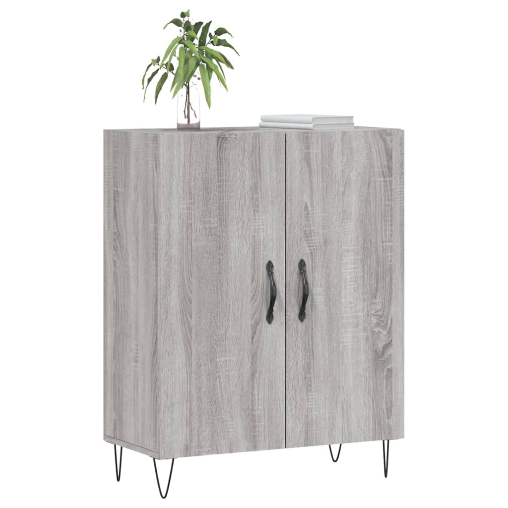 Buffet sonoma gris 69,5x34x90 cm bois d'ingénierie - XIOS