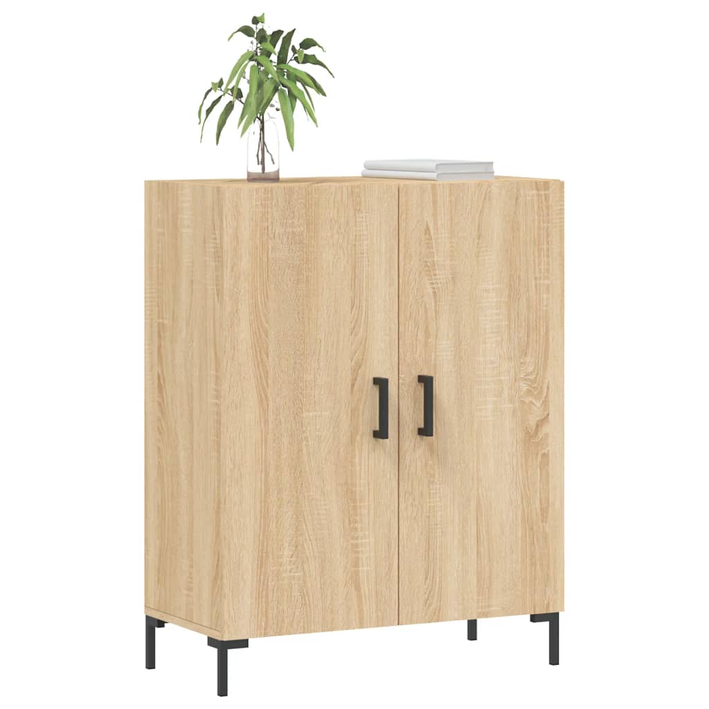 Buffet chêne sonoma 69,5x34x90 cm bois d'ingénierie - XIOS