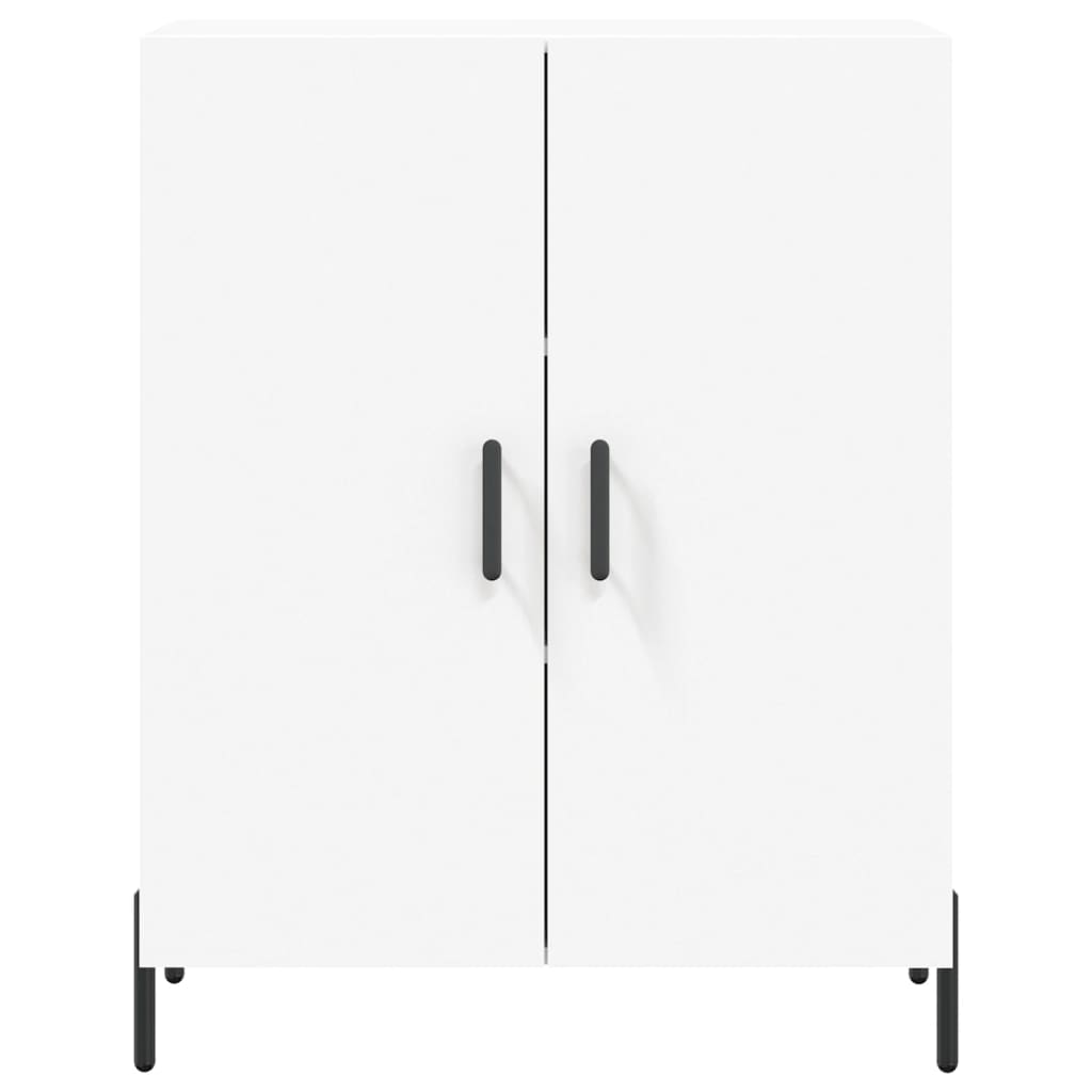Buffet blanc 69,5x34x90 cm bois d'ingénierie