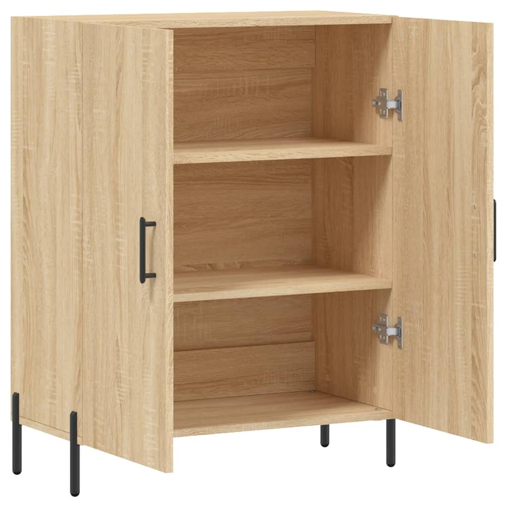 Buffet chêne sonoma 69,5x34x90 cm bois d'ingénierie - XIOS