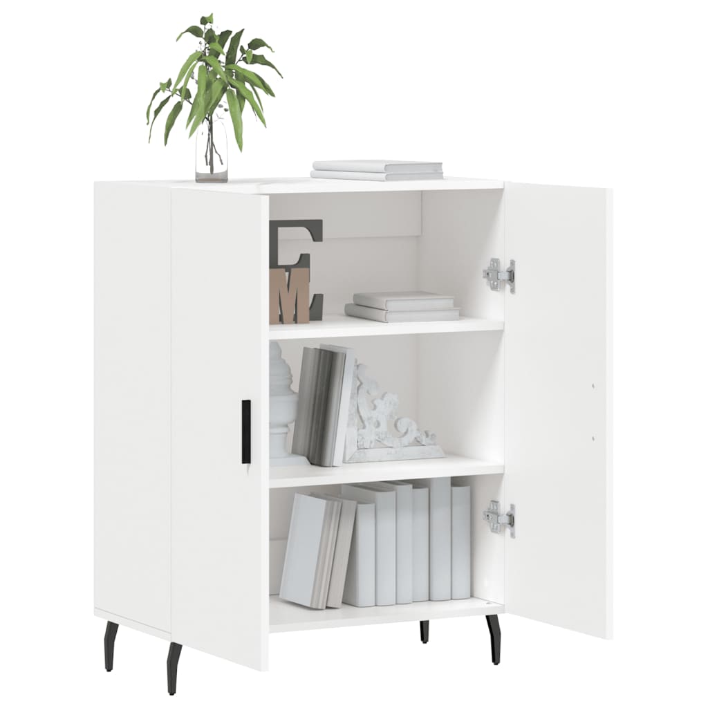 Buffet blanc 69,5x34x90 cm bois d'ingénierie - XIOS