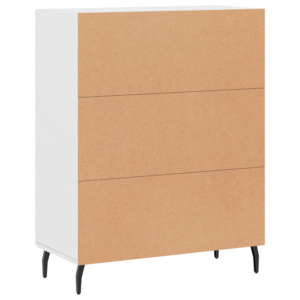 Buffet blanc 69,5x34x90 cm bois d'ingénierie - XIOS