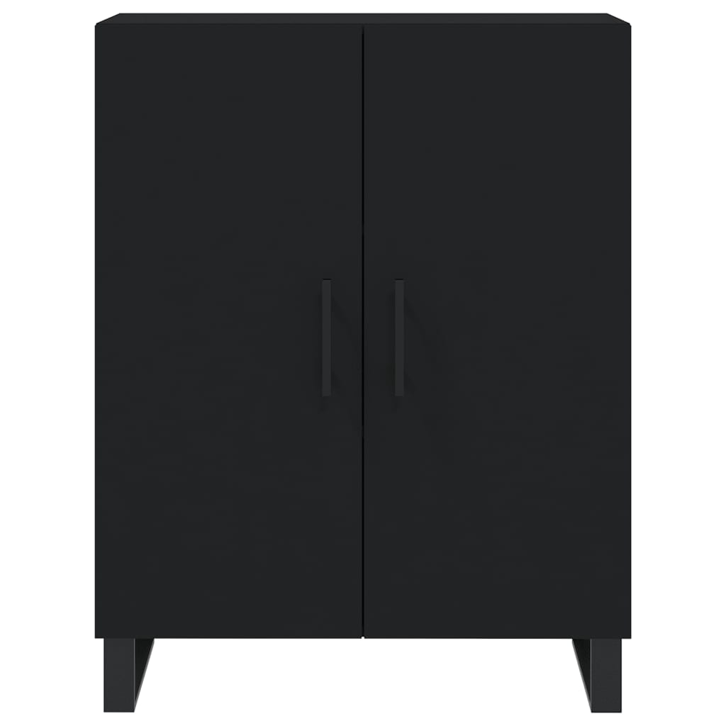 Buffet noir 69,5x34x90 cm bois d'ingénierie Buffets & bahuts vidaXL