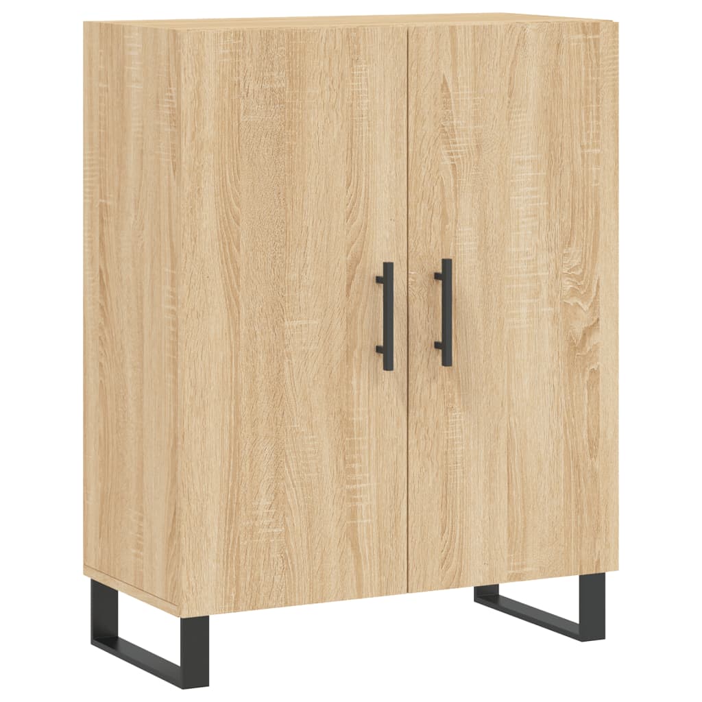 Buffet chêne sonoma 69,5x34x90 cm bois d'ingénierie - XIOS
