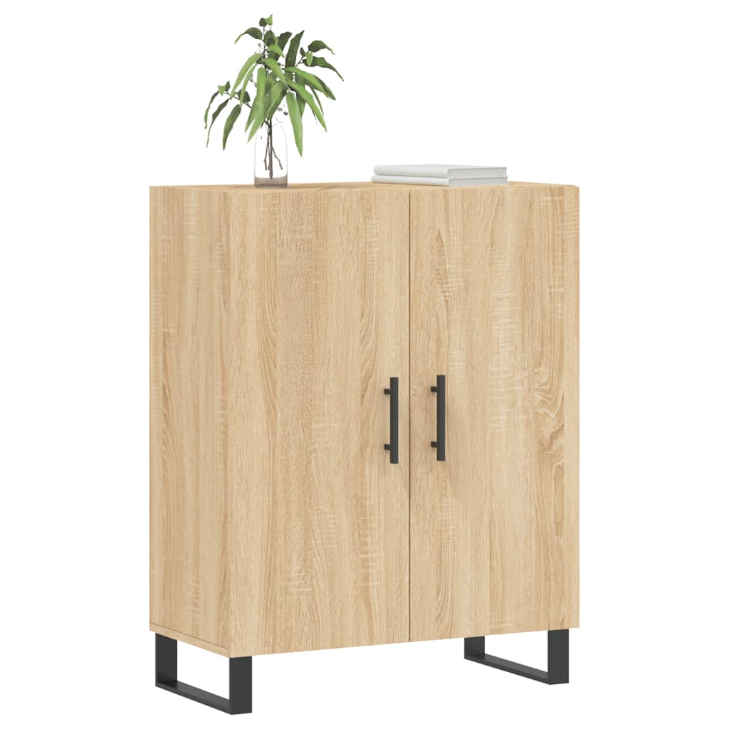 Buffet chêne sonoma 69,5x34x90 cm bois d'ingénierie - XIOS