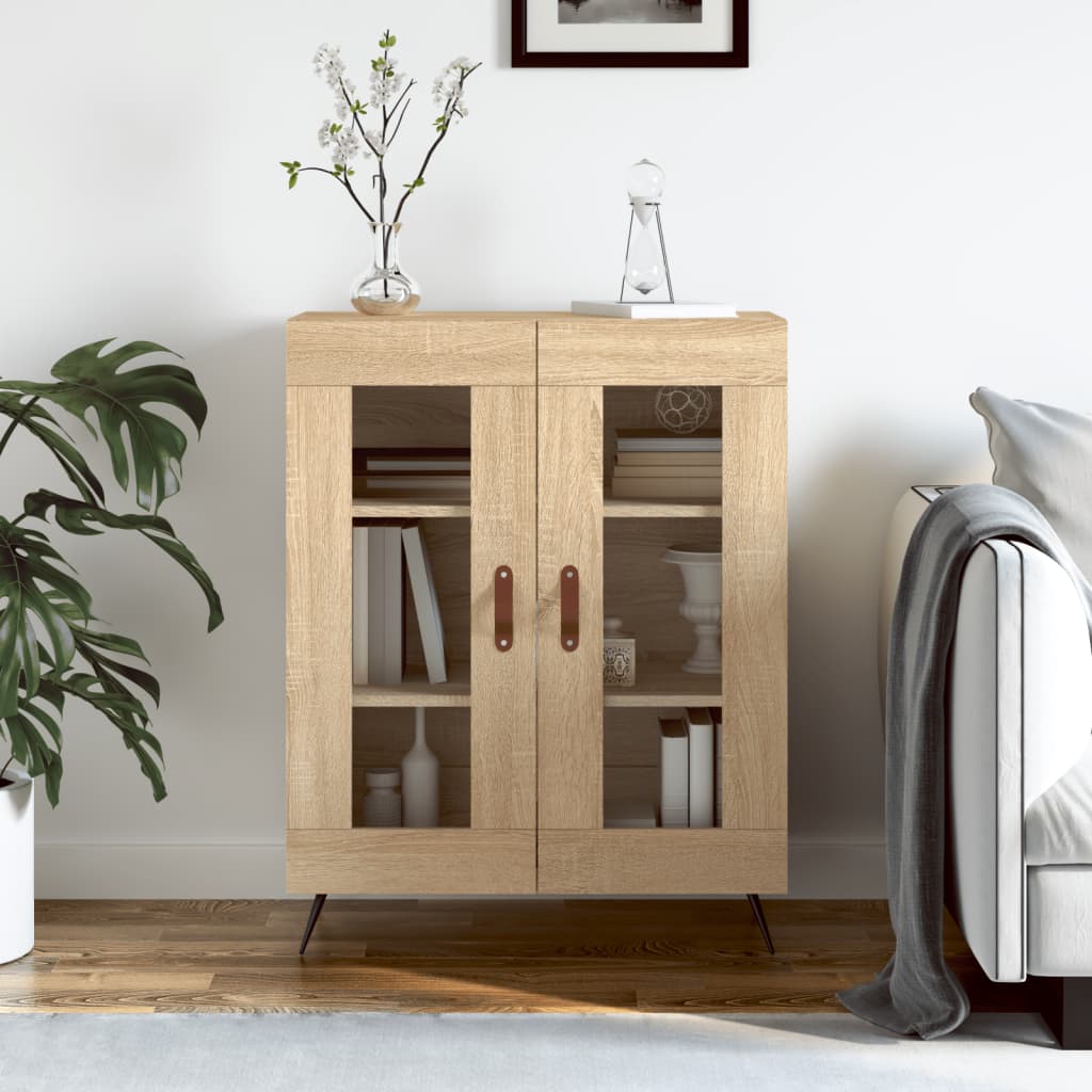 Buffet chêne sonoma 69,5x34x90 cm bois d'ingénierie Buffets & bahuts vidaXL