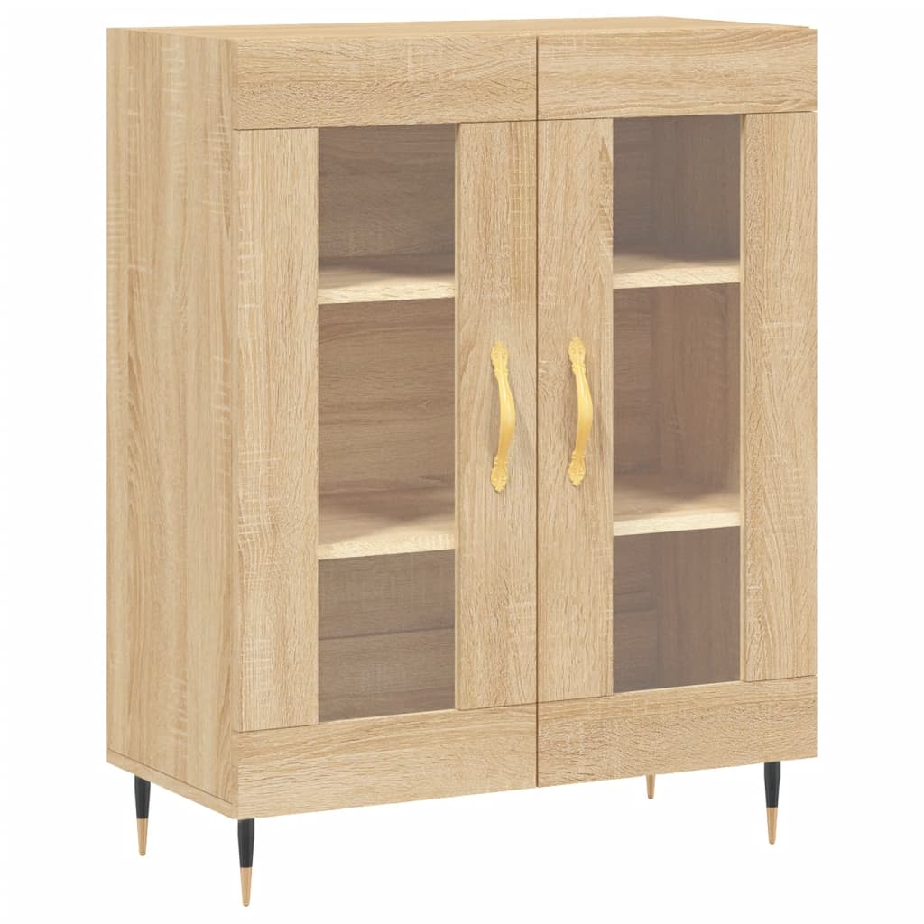 Buffet chêne sonoma 69,5x34x90 cm bois d'ingénierie Buffets & bahuts vidaXL