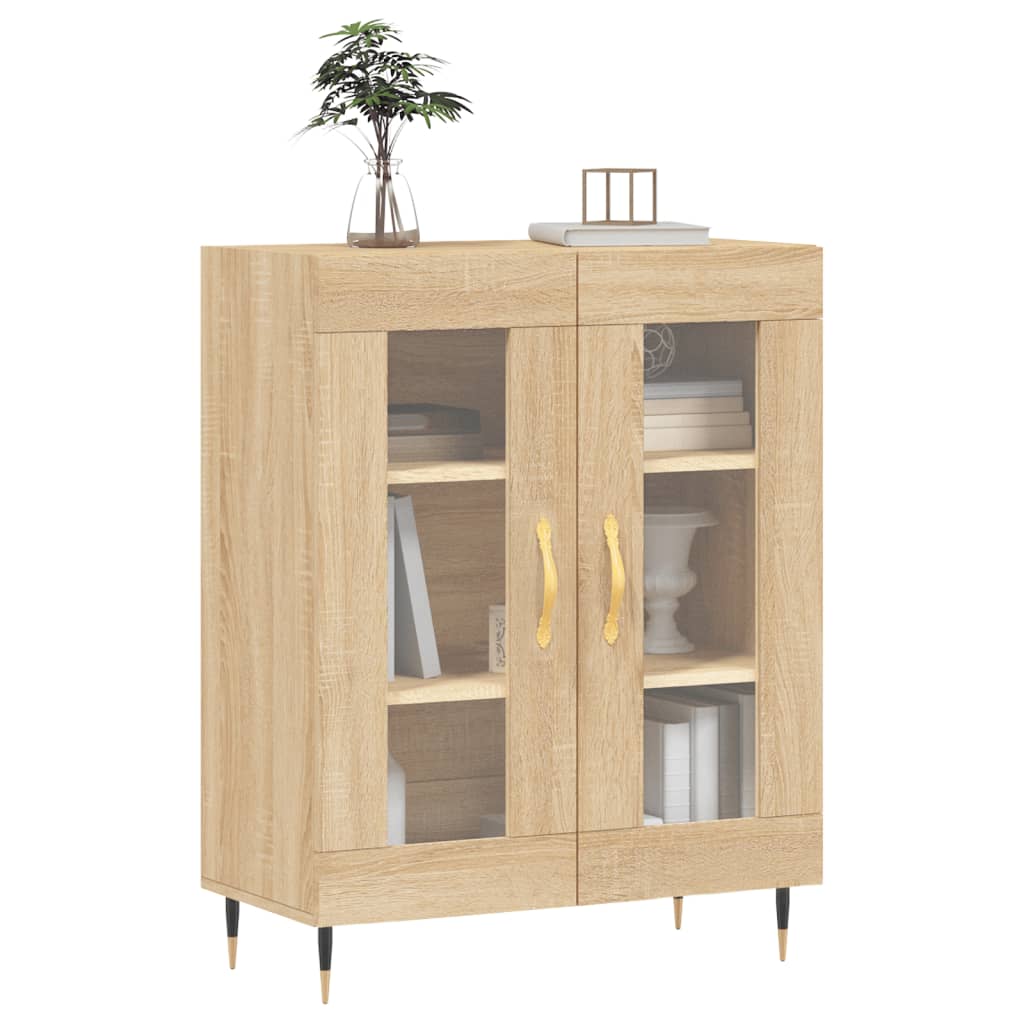 Buffet chêne sonoma 69,5x34x90 cm bois d'ingénierie Buffets & bahuts vidaXL