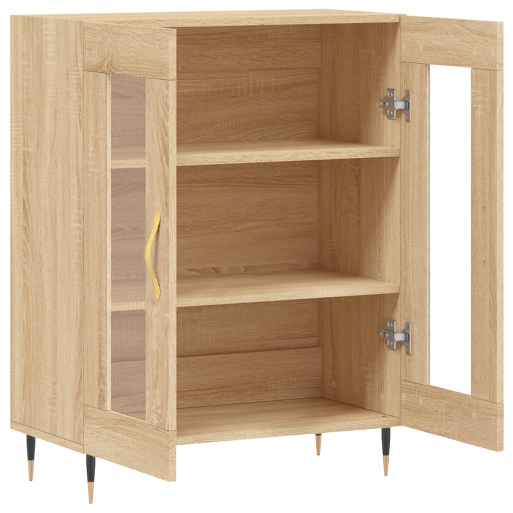 Buffet chêne sonoma 69,5x34x90 cm bois d'ingénierie Buffets & bahuts vidaXL