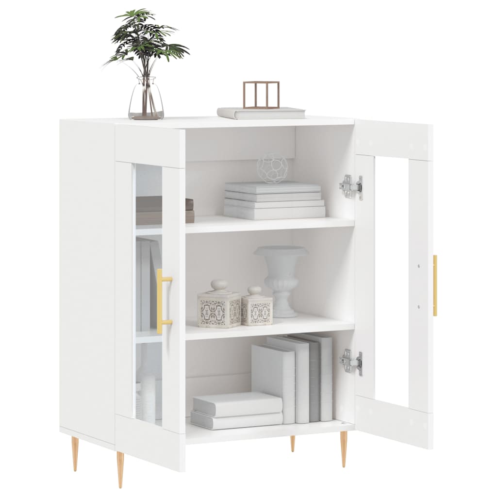 Buffet blanc 69,5x34x90 cm bois d'ingénierie - XIOS