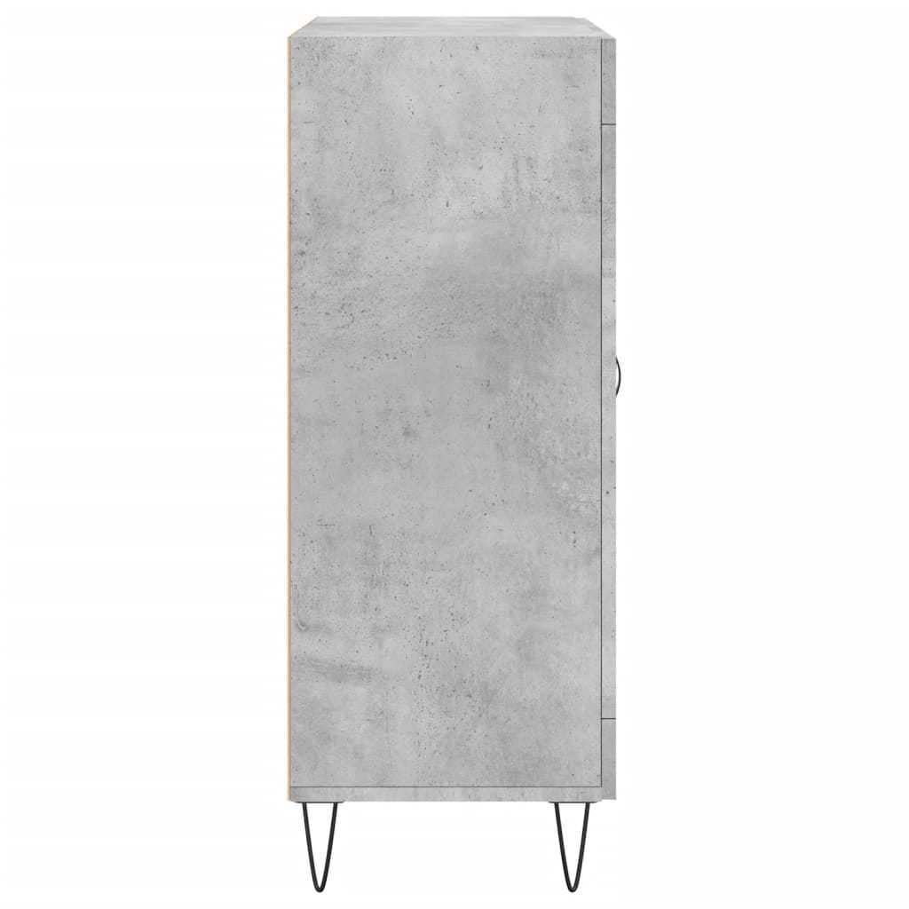 Buffet gris béton 69,5x34x90 cm bois d'ingénierie - XIOS