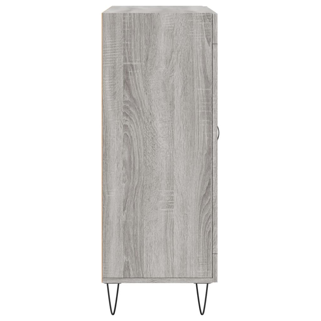 Buffet sonoma gris 69,5x34x90 cm bois d'ingénierie - XIOS