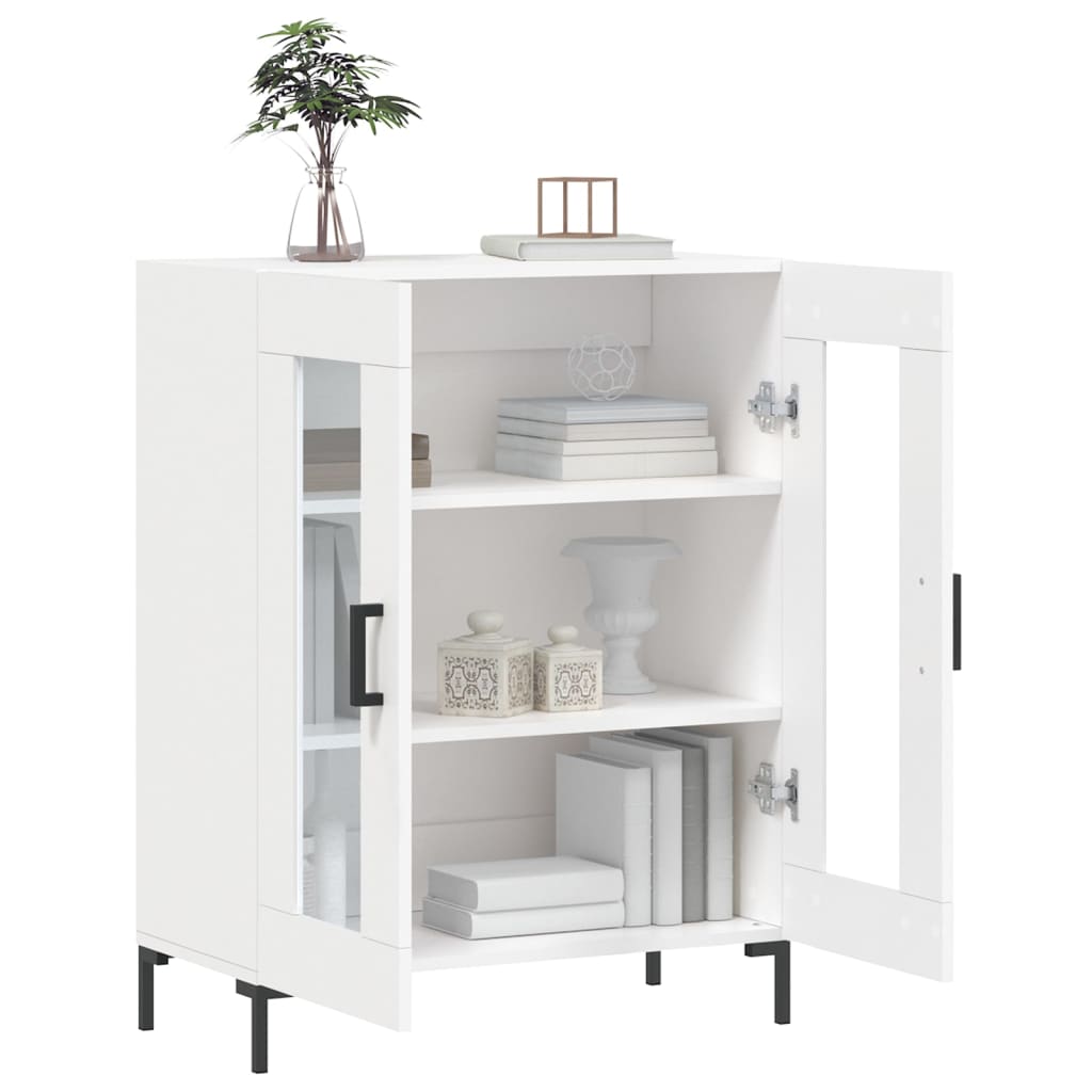 Buffet blanc 69,5x34x90 cm bois d'ingénierie - XIOS