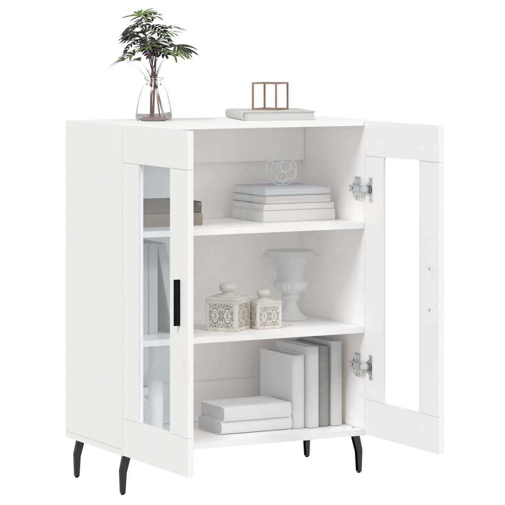 Buffet blanc 69,5x34x90 cm bois d'ingénierie - XIOS