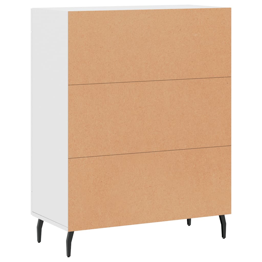 Buffet blanc 69,5x34x90 cm bois d'ingénierie - XIOS