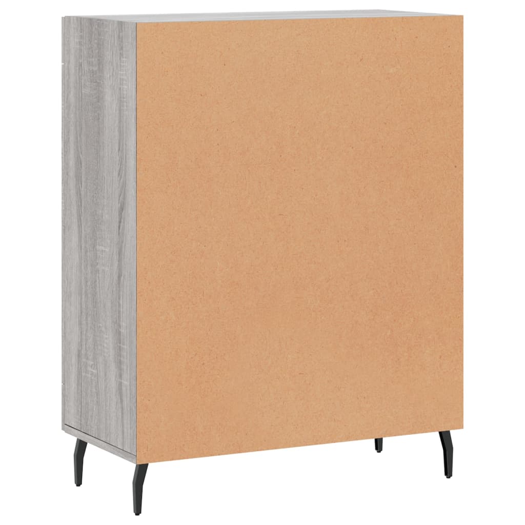 Buffet sonoma gris 69,5x34x90 cm bois d'ingénierie - XIOS
