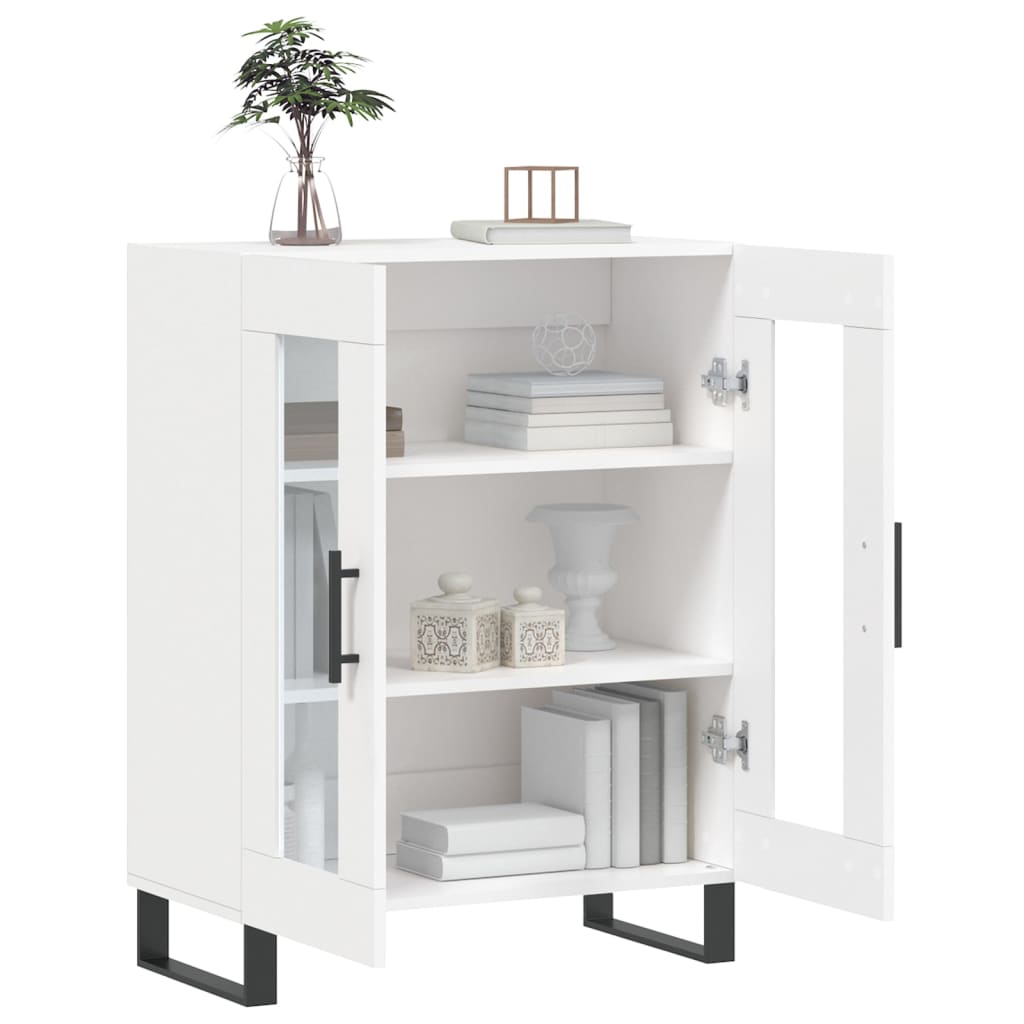Buffet blanc 69,5x34x90 cm bois d'ingénierie - XIOS