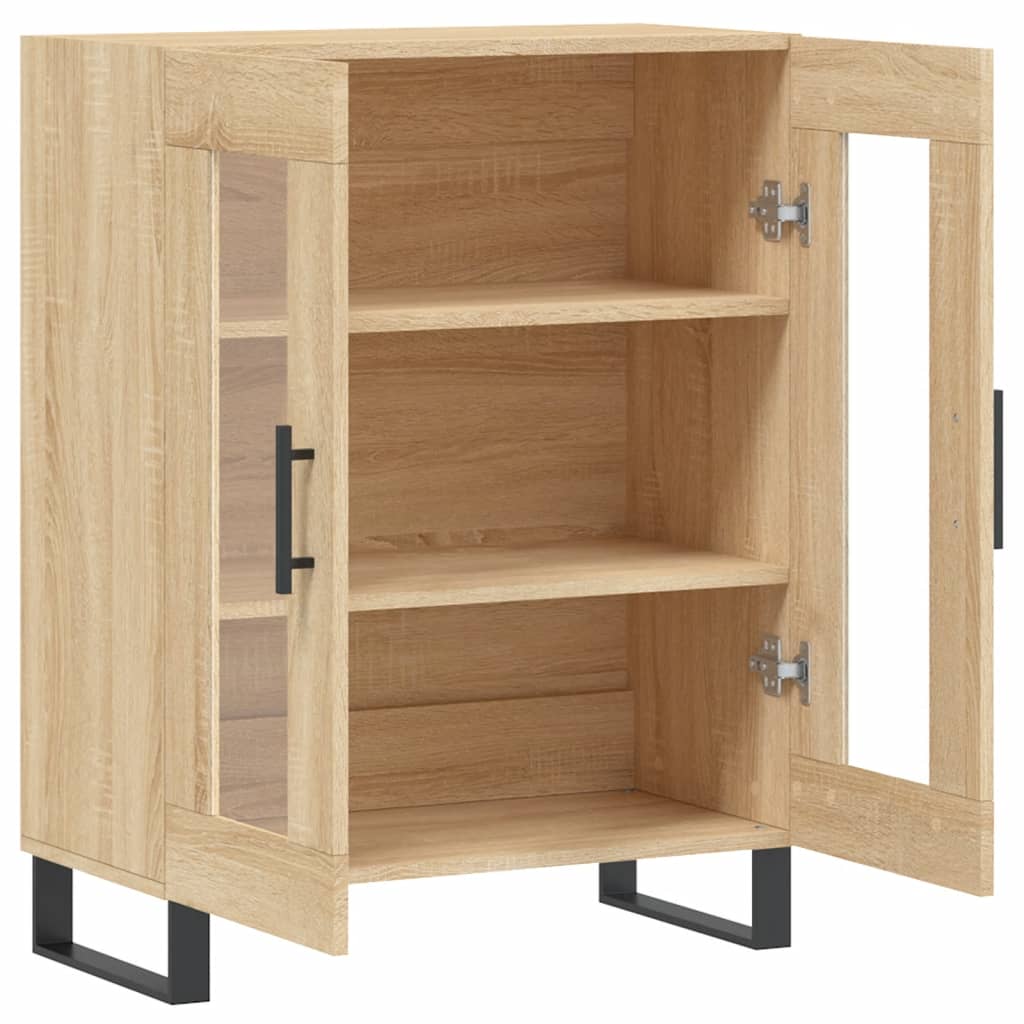 Buffet chêne sonoma 69,5x34x90 cm bois d'ingénierie - XIOS