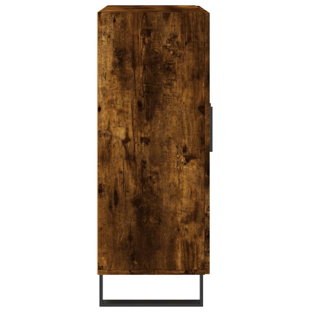 Buffet chêne fumé 69,5x34x90 cm bois d'ingénierie - XIOS