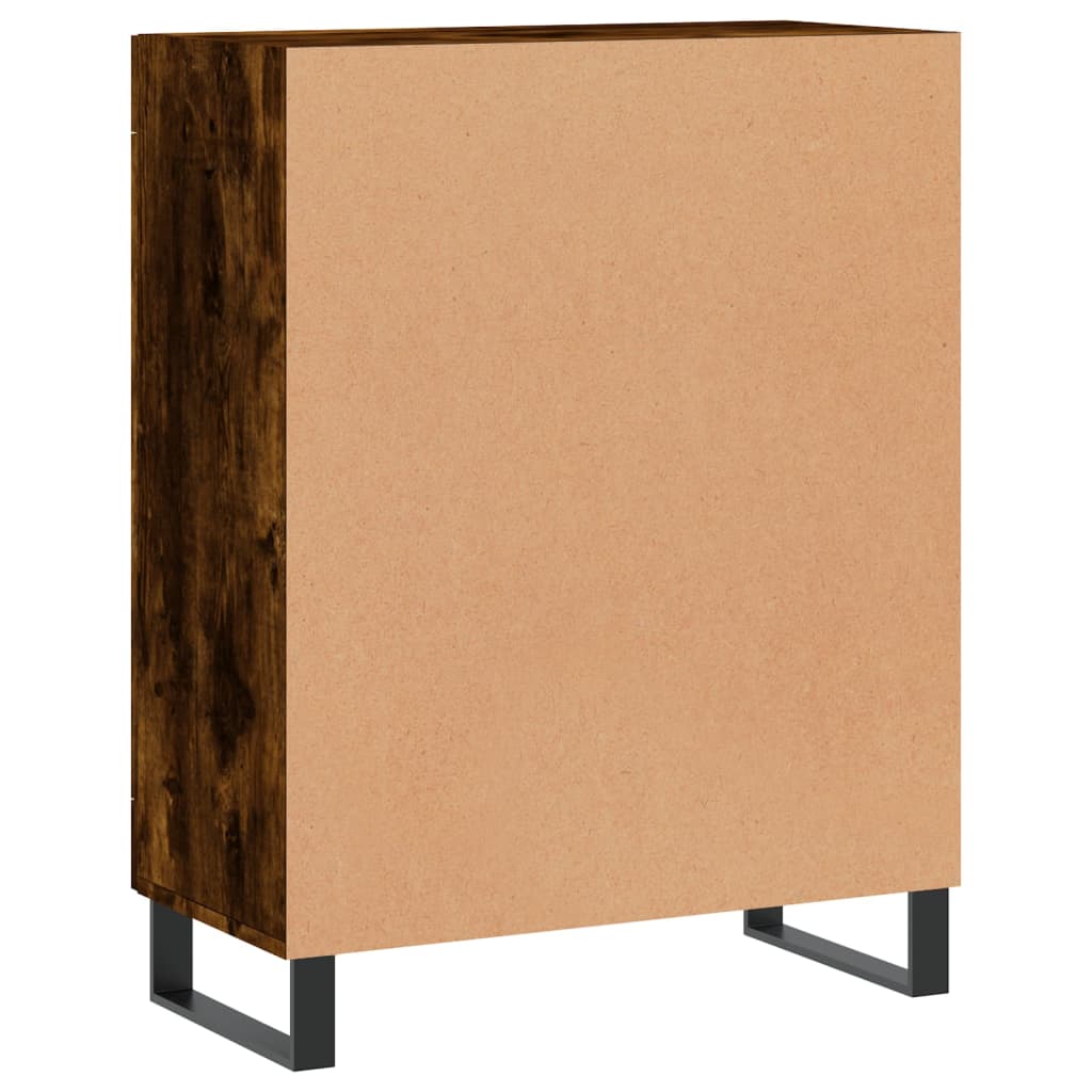 Buffet chêne fumé 69,5x34x90 cm bois d'ingénierie - XIOS