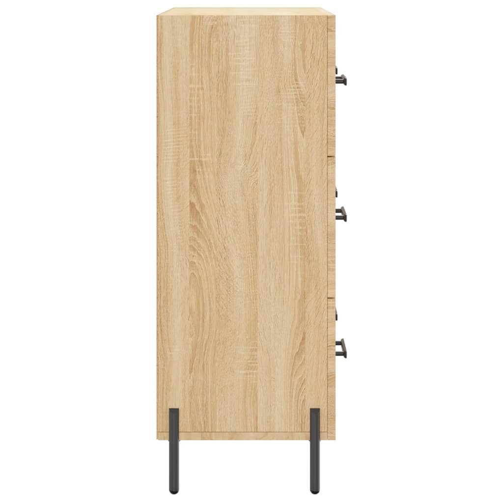 Buffet chêne sonoma 69,5x34x90 cm bois d'ingénierie - XIOS